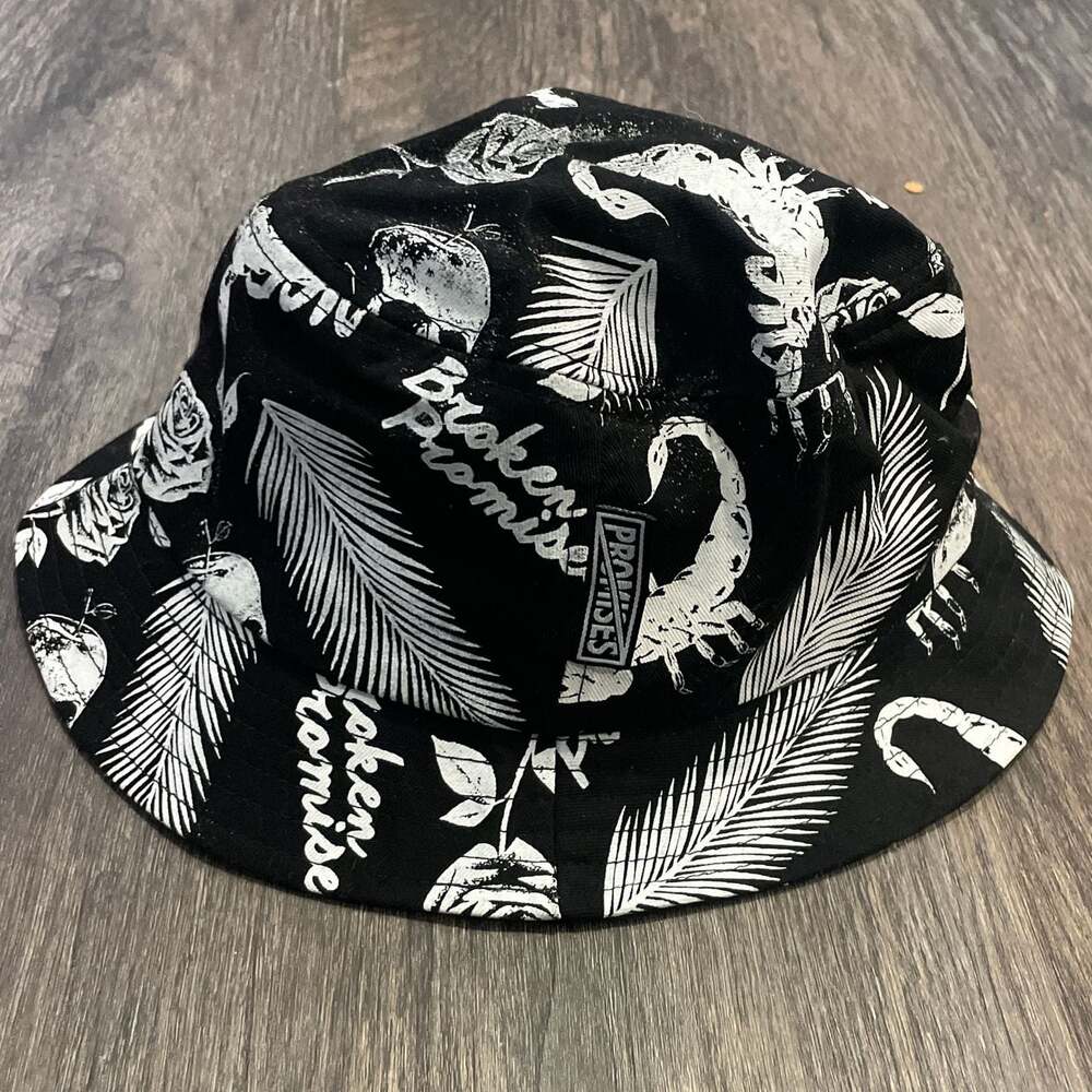 Broken Promises Tropic Disaster Black Bucket Hat